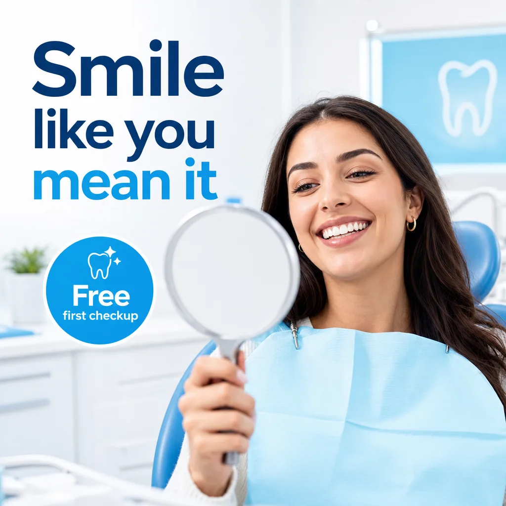 Generated dental ad: Smile like you mean it