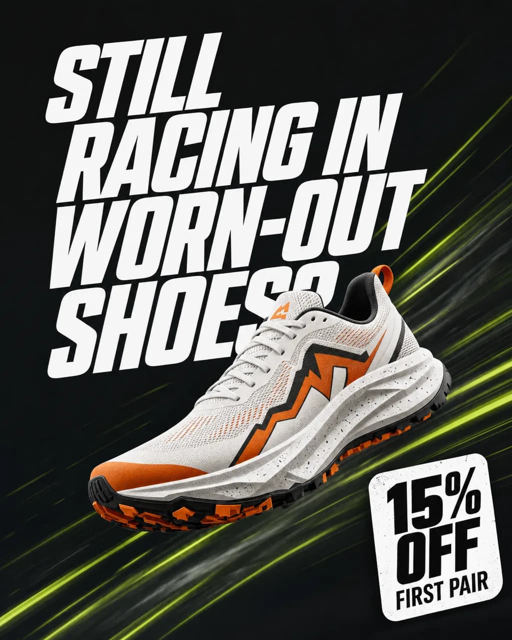 The same winning structure rebuilt for your running shoe brand